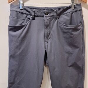 Lululemon ABC Slim-Fit 5 Pocket Warpstream Gray Men’s 32x33